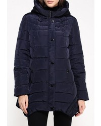 Женский темно-синий пуховик от adL