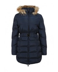 Женский темно-синий пуховик от Adrixx