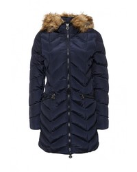 Женский темно-синий пуховик от Adrixx