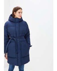 Женский темно-синий пуховик от Annborg