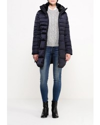 Женский темно-синий пуховик от B.Style