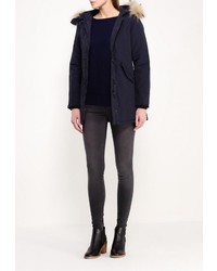 Женский темно-синий пуховик от B.Style