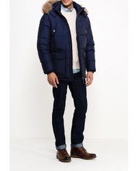 Мужской темно-синий пуховик от Baon