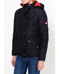 Женский темно-синий пуховик от Barbour
