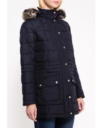 Женский темно-синий пуховик от Barbour