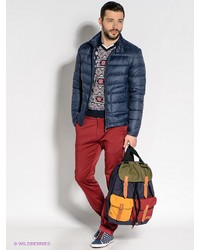 Мужской темно-синий пуховик от BOSCO