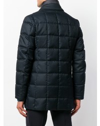 Мужской темно-синий пуховик от Fay