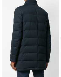 Мужской темно-синий пуховик от Fay