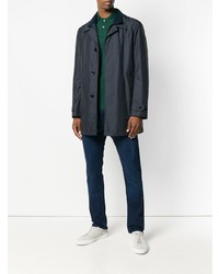 Мужской темно-синий пуховик от Fay