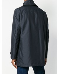 Мужской темно-синий пуховик от Fay