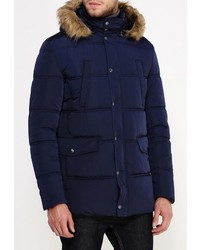 Мужской темно-синий пуховик от Cortefiel