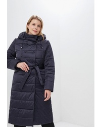 Женский темно-синий пуховик от De Marse