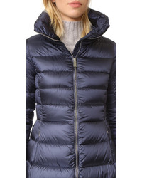 Женский темно-синий пуховик от ADD