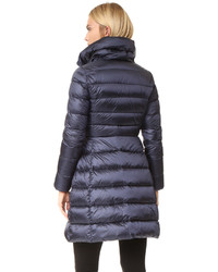 Женский темно-синий пуховик от ADD