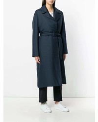 Женский темно-синий пуховик от The Row