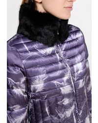 Женский темно-синий пуховик от EA7