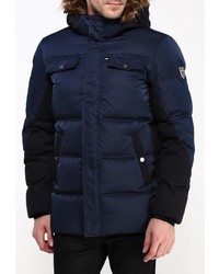 Мужской темно-синий пуховик от EA7