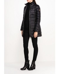 Женский темно-синий пуховик от EA7