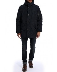 Мужской темно-синий пуховик от F5