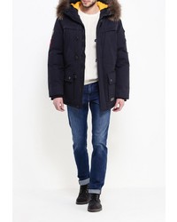 Мужской темно-синий пуховик от Fergo