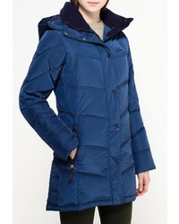 Женский темно-синий пуховик от FIVE seasons