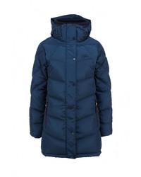 Женский темно-синий пуховик от FIVE seasons