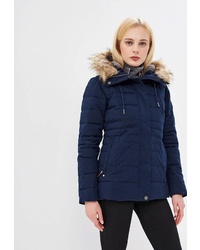 Женский темно-синий пуховик от FIVE seasons