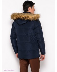 Мужской темно-синий пуховик от Fred Mello