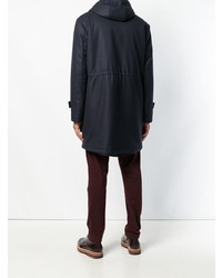 Мужской темно-синий пуховик от Manzoni 24