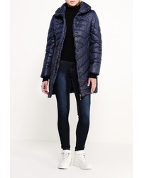 Женский темно-синий пуховик от Grishko