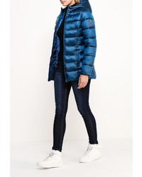 Женский темно-синий пуховик от Grishko