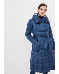 Женский темно-синий пуховик от Grishko