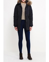 Женский темно-синий пуховик от Honey Winter