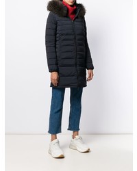 Женский темно-синий пуховик от Duvetica