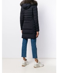 Женский темно-синий пуховик от Duvetica