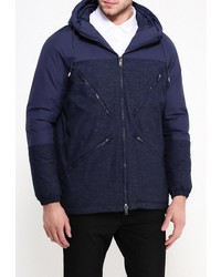 Мужской темно-синий пуховик от Lacoste