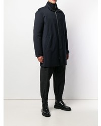 Мужской темно-синий пуховик от Giorgio Armani