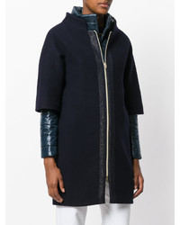 Женский темно-синий пуховик от Herno