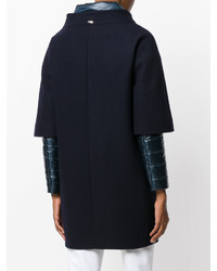 Женский темно-синий пуховик от Herno