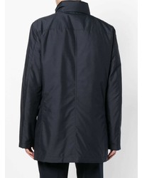 Мужской темно-синий пуховик от Fay