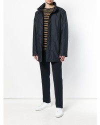 Мужской темно-синий пуховик от Fay