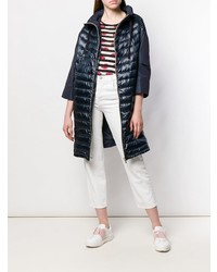 Женский темно-синий пуховик от Herno