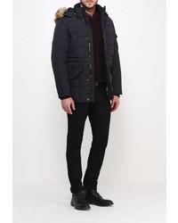 Мужской темно-синий пуховик от Mythic