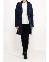 Женский темно-синий пуховик от North Face