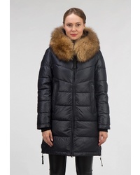 Женский темно-синий пуховик от Ostrich