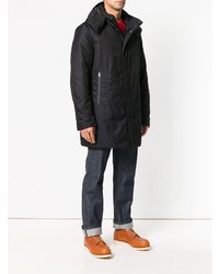 Мужской темно-синий пуховик от Peuterey