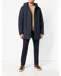 Мужской темно-синий пуховик от Woolrich