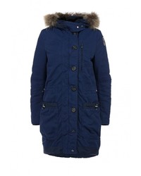 Женский темно-синий пуховик от Parajumpers