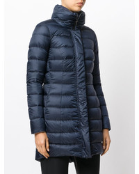 Женский темно-синий пуховик от Peuterey