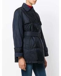 Женский темно-синий пуховик от Prada